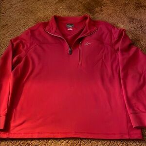 Greg Norman Collection Red Lightweight Shirt Jacket